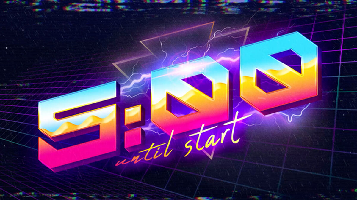 80’s Adventure Retro Countdown image number null